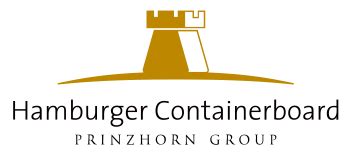 A Prinzhorn Csoport logója, rajta a Hamburger Containerboard és Hamburger Recycling emblémákkal