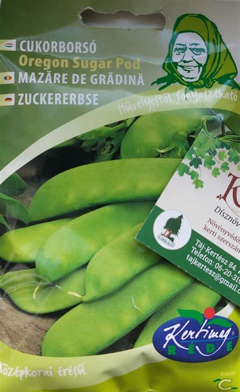 frissen szedett cukorborsó