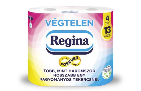 Regina 3 rétegű WC papír csomagolása