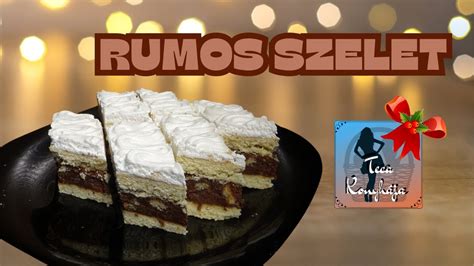 Retro kókusztekercs és rumos szelet válogatás