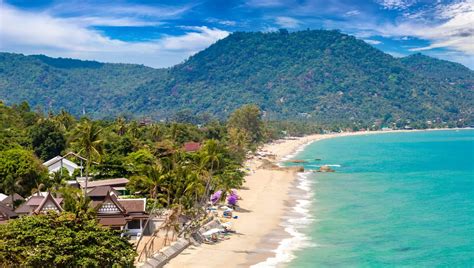 Koh Samui naplemente a tengerparton