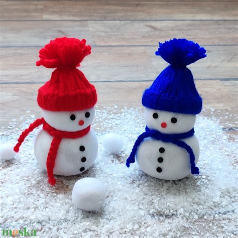 Fondant hóember díszek előkészítése