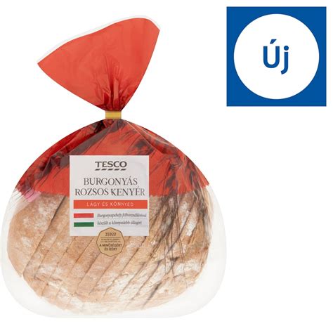 Tesco búza kenyér csomagolás