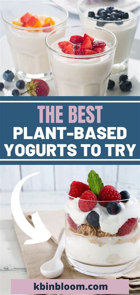 Plant-based yogurt usage ideas infographic