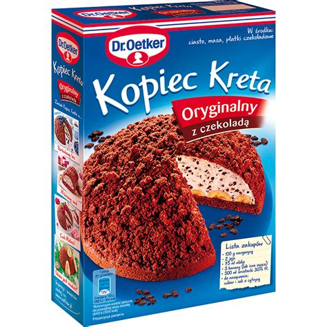 A Dr. Oetker termékeinek sokféleségét bemutató infografika