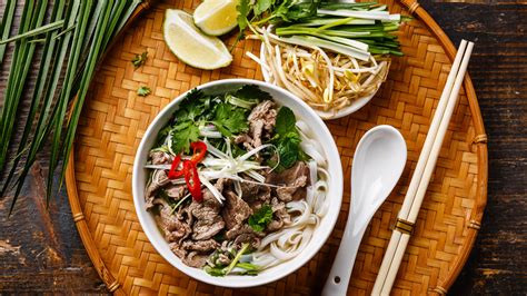 A Traditional Vietnamese Pho Bowl