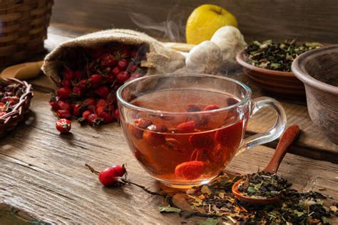 C-vitaminban gazdag csipkebogyó tea készítése