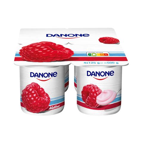 Málnás gyümölcsök és joghurt
