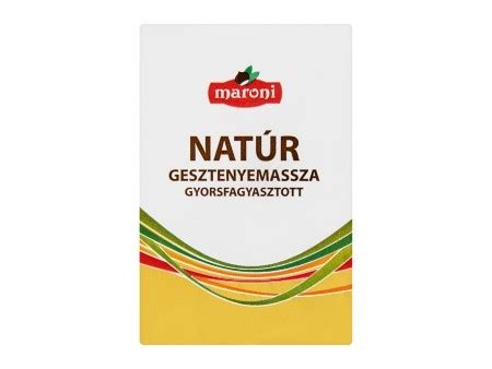 gesztenyemassza és keksz