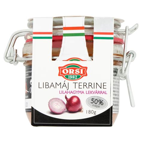 Kész kacsamáj terrine lilahagyma lekvárral