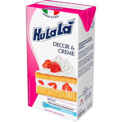 Különböző desszertek díszítése Hulala növényi tejszínnel