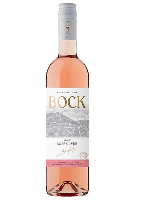 Bock Rosé borospohár