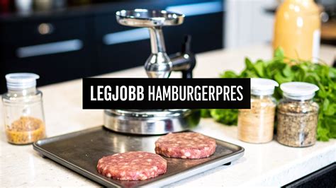 A tökéletes hamburger húspogácsa jellemzői infografika