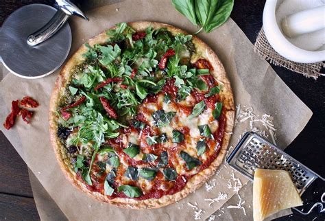 Házi készítésű egészséges pizza