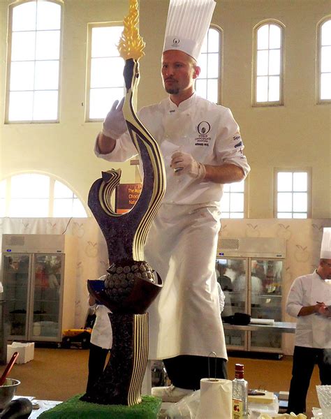 Csokoládé szobor a World Chocolate Masters versenyen