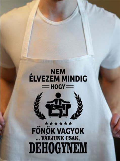 Vicces feliratos kötények