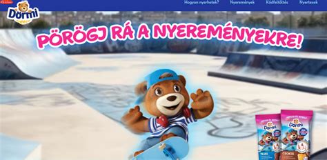 Dörmi nyereményjáték plakátja