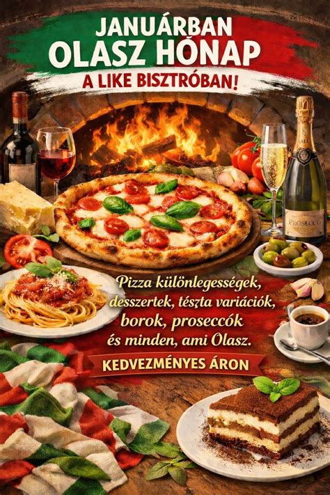 Pizza variációk menüje