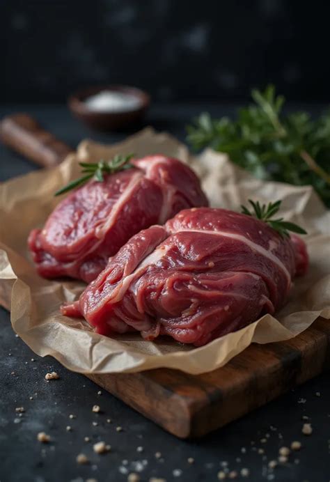 Csirkefarhát darabok tányéron, friss fűszerekkel