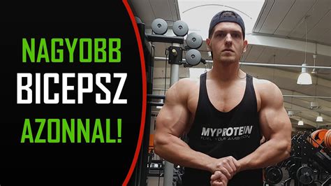Bicepsz gyakorlat franciarúddal