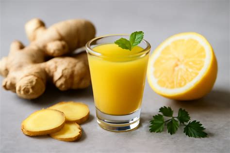Gyömbér shot hozzávalók