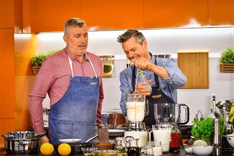 Lázár Chef és Kaszás Géza a konyhában