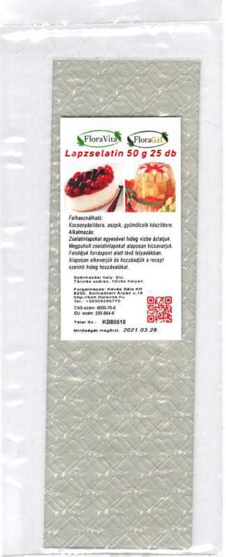 Zselatin lapok előkészítése