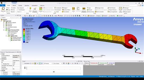 ANSYS Workbench geometria létrehozása