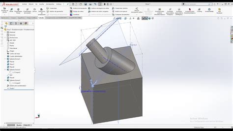 SolidWorks geometria létrehozása