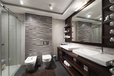 Modern fürdőszoba design elemek