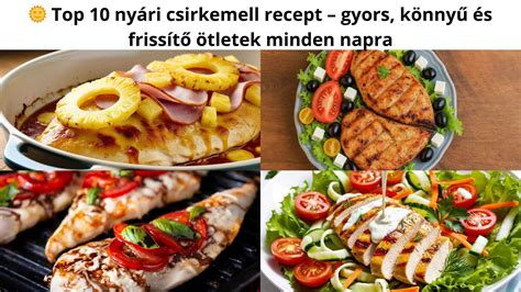 Gyors csirkemell ebéd