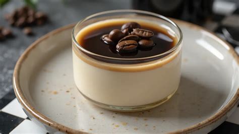 Kávés panna cotta
