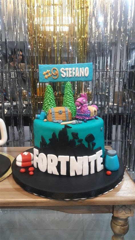 Fortnite születésnapi torta kihívás térkép
