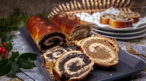 töltött mákos és diós bejgli