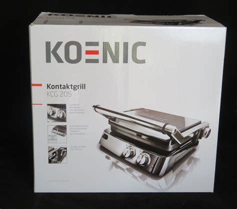 Koenic KCG 205 kontaktgrill funkciói