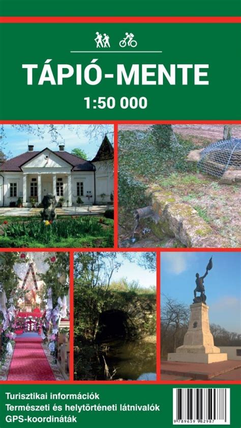 A Tápió Mente Natúrpark térképe