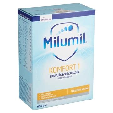 Laktózmentes tápszer doboza