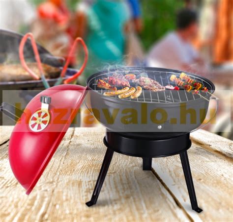 Hordozható grill a természetben