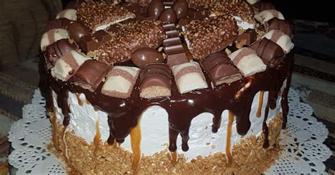 Mogyorós Kinder Torta szelet
