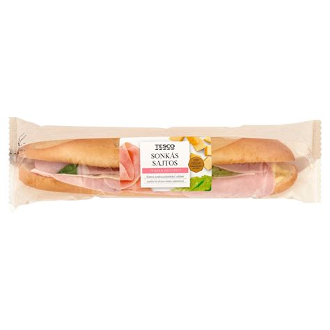 Bagett, sonka és margarin