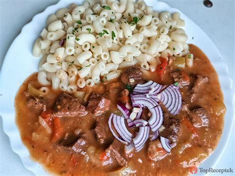 sertésragu hozzávalói