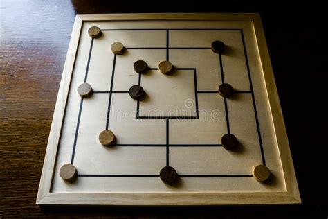Traditional Mill game board diagram