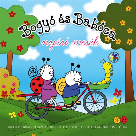 Diafilm vetítő vagy rajzfilmes kockák a Bogyó és Babóca szereplőivel
