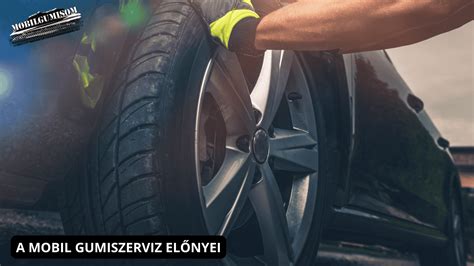 Mobil gumiszerviz autót ábrázoló kép