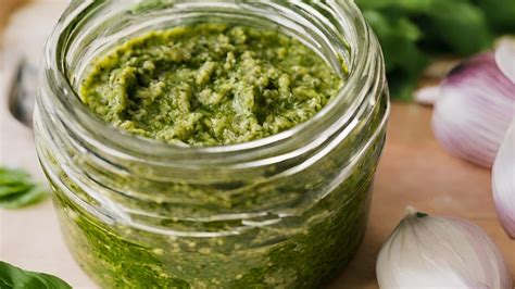 Friss medvehagyma pesto