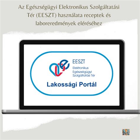 Az EESZT rendszer logója és rövid leírása