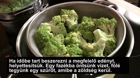 Zöldségek párolása