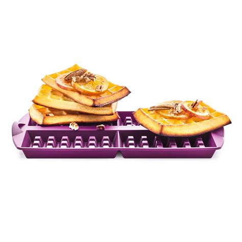 Tupperware szilikon gofri forma és kész gofrik