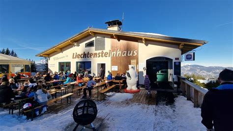 Liechtensteinhaus panoráma kilátás a Semmering hegycsúcsaira