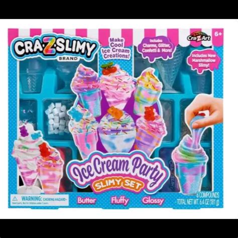 Cra-Z-Slimy jégkrém party slime készlet
